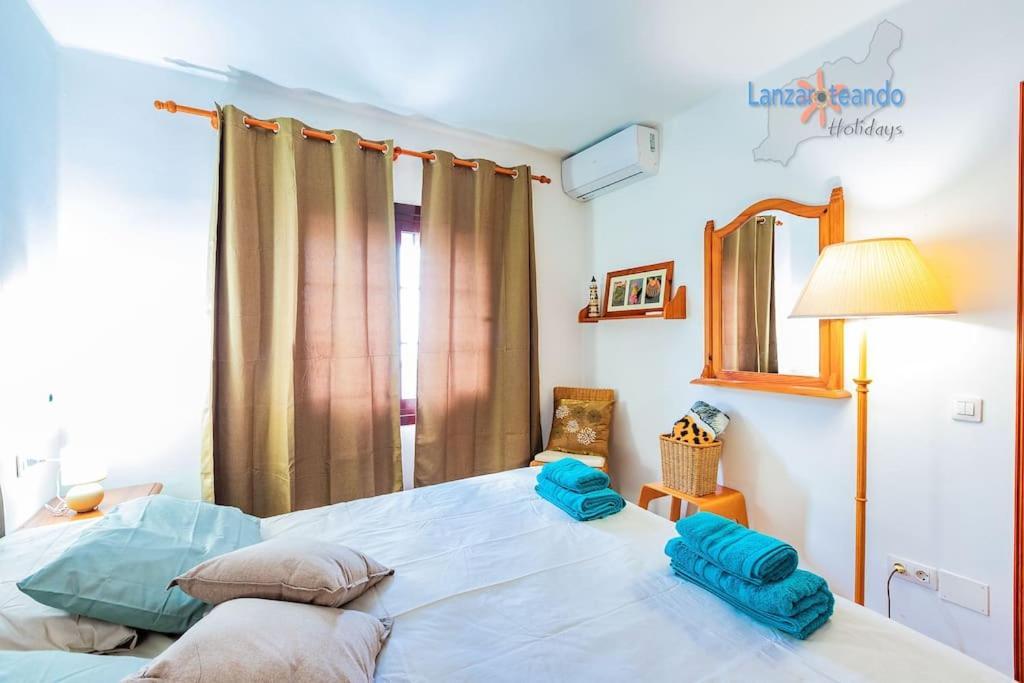 Casita El Faro En Playa Bastian Aircon In The Bedrooms Vv Costa Teguise Eksteriør bilde